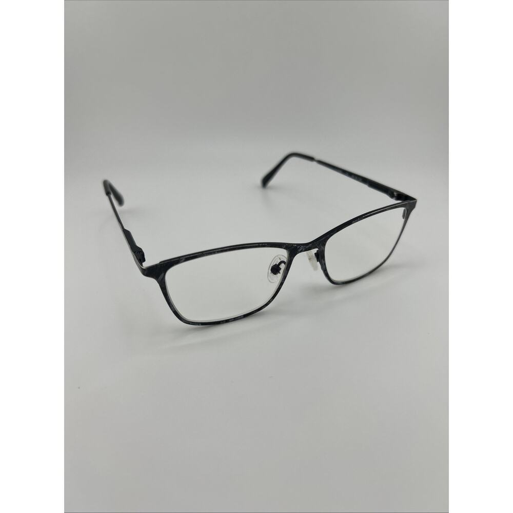 Scott Harris SH-528 Distressed Design Eyeglasses Frames Only Blue 49-16-130 Used